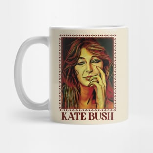 Kate Bush /// Retro Aesthetic Fan Art Design Mug